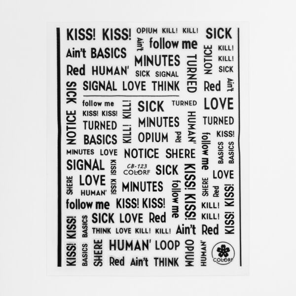 Stickers - Strong words