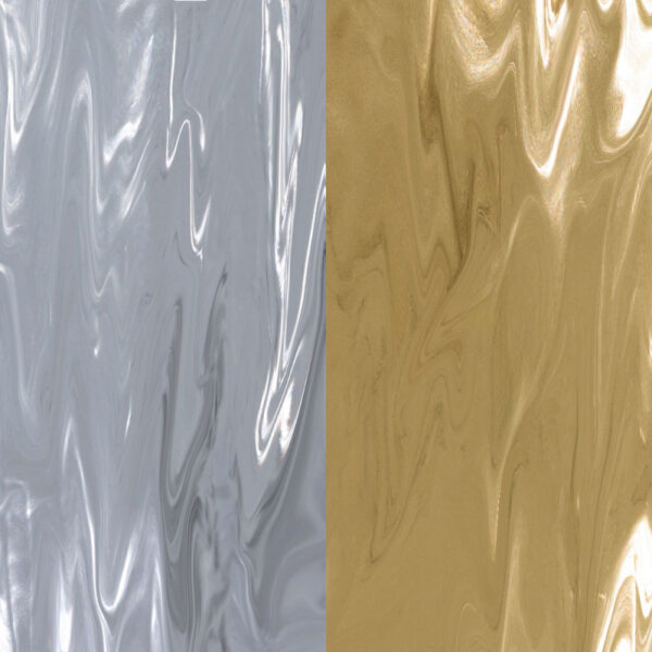 Kit foils M'Nails 4 x 50 cm - Kit or et argent