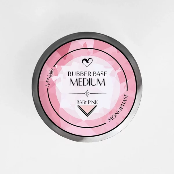 Rubber Base Medium - Baby Pink (nouvelle formule) Volume - 50 g