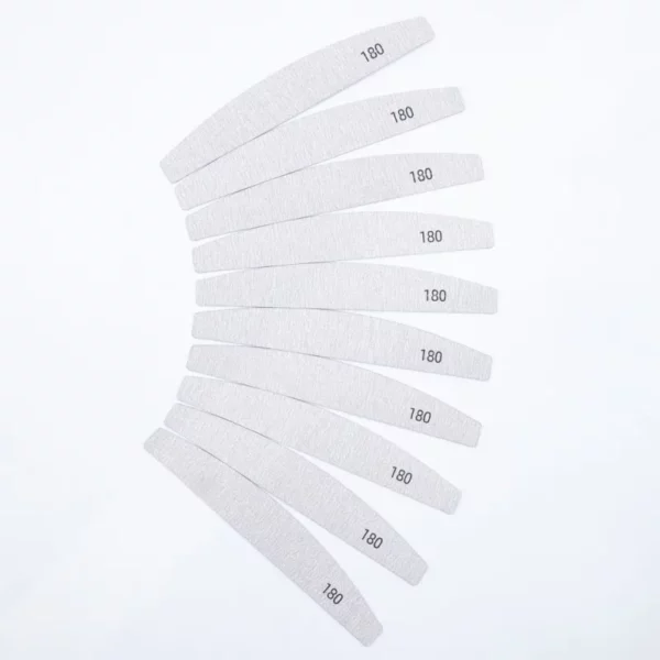 Recharges 10 limes Stick n'File Half Moon Grain de la lime - 180