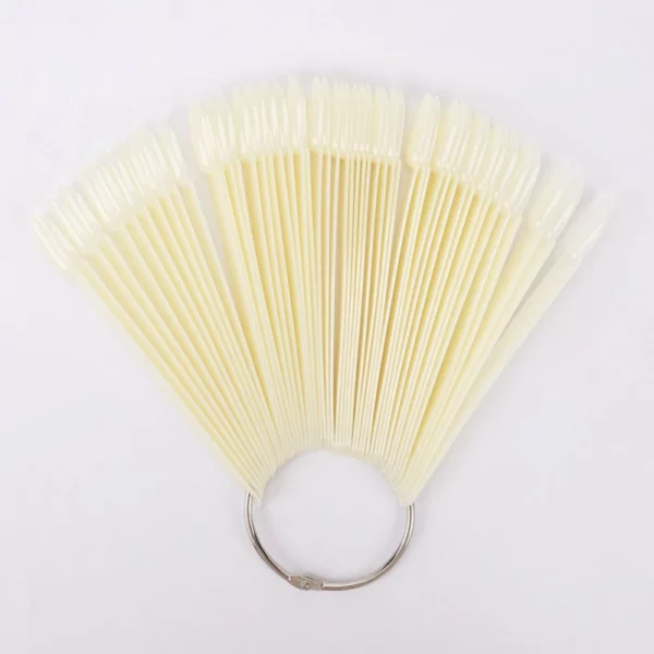 Nuancier Éventail 50 tiges - Bout Oval - Naturel