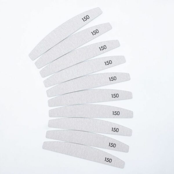 Recharges 10 limes Stick n'File Half Moon Grain de la lime - 150