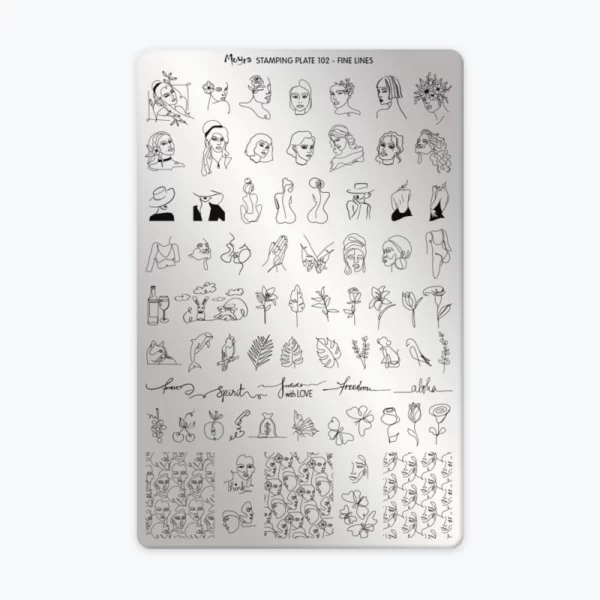 Plaque 102 - Fine Lines