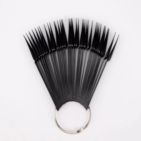 Nuancier Éventail - Stiletto Couleur - Noir