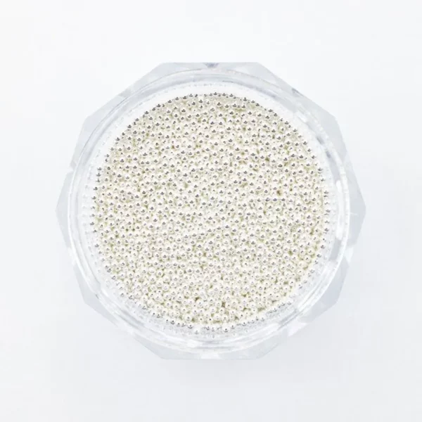 Micro billes métalliques argentées - 0.8 mm