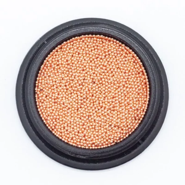 Micro billes métalliques roses gold Taille - 0.8 mm