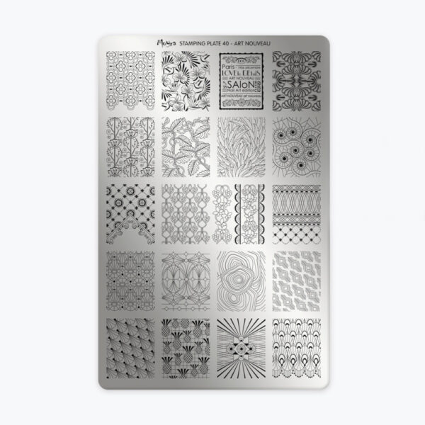 Plaque 40 - Art nouveau