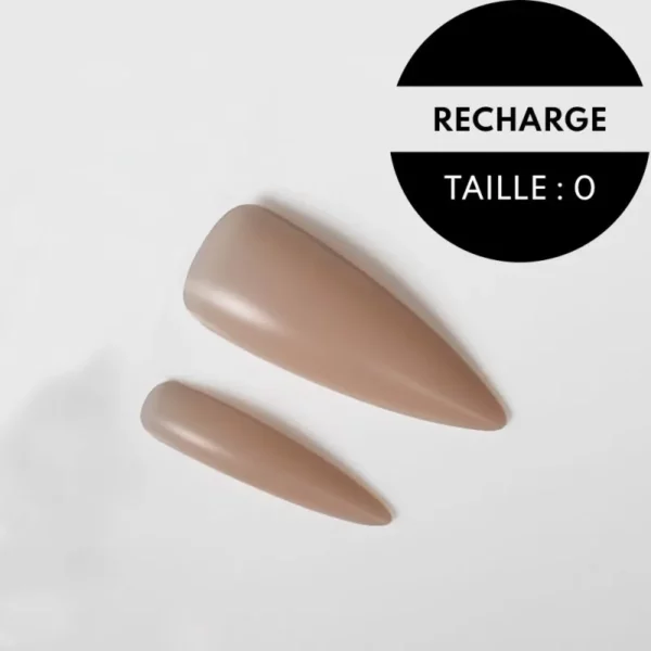 Recharge Nude | Strong - Long Almond - Capsules Américaines Taille - Taille 0
