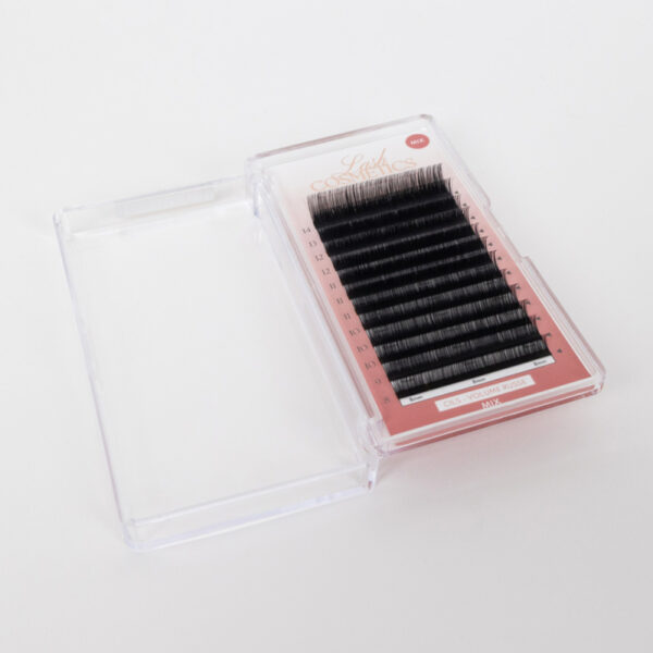 Cils - Volume Russe - Taille unique - 9 mm, Courbure - Courbure D, Épaisseur cils - 0.03