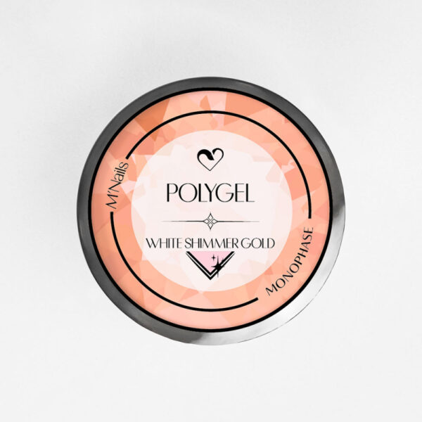 Polygel - White Shimmer Gold - Édition Limitée