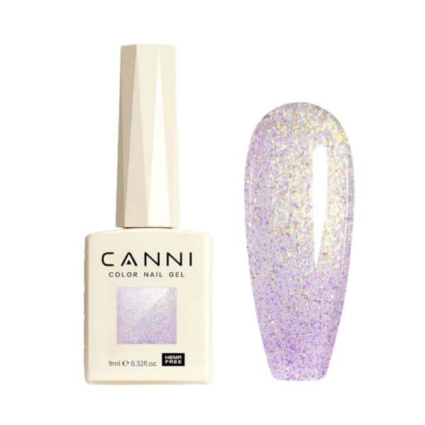 8066 - Canni - Rose Violet Pailleté